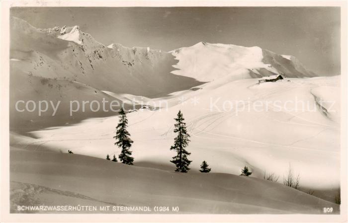 Schwarzwasserhuette 1651m Vorarlberg AT mit Steinmandl