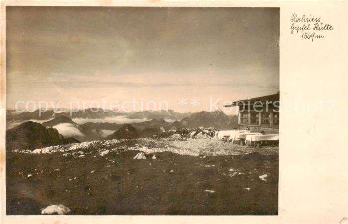 Hochriesshuette Hochrieshuette 1569m Rosenheim Panorama