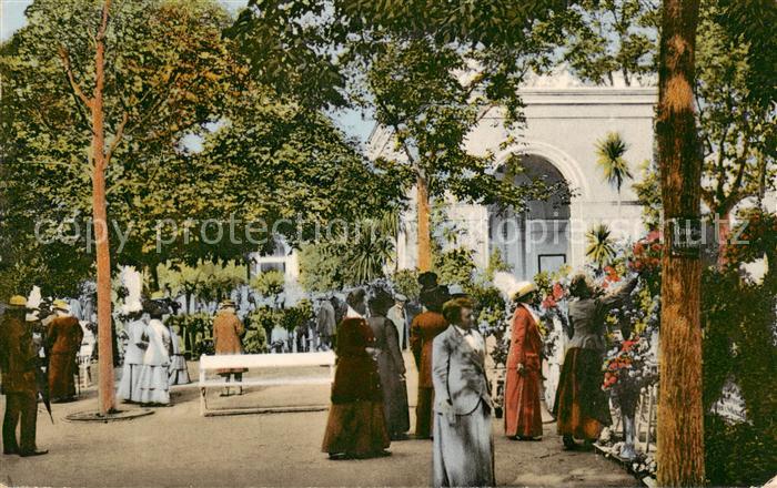 Bad Kissingen Blumenverkauf im Kurgarten