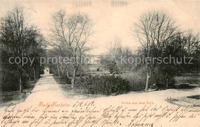 Bad Nauheim Partie aus dem Park