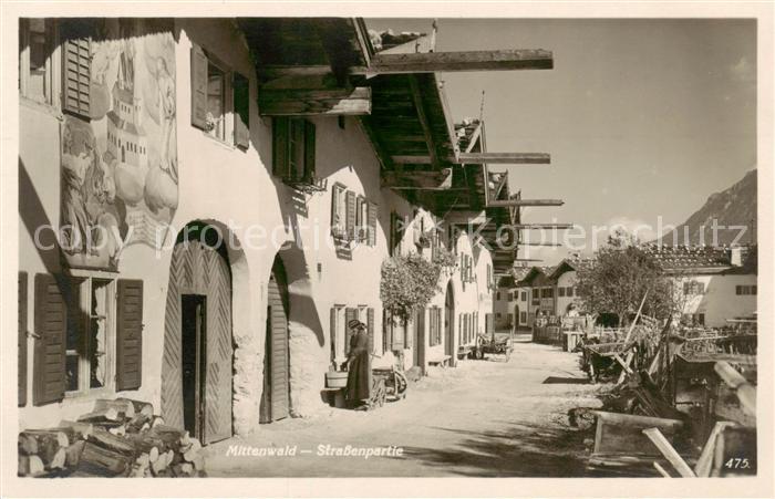 Mittenwald Bayern Strassenpartie