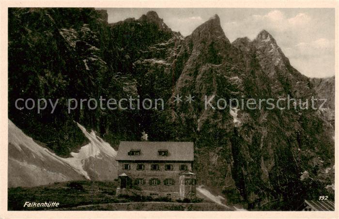 Falkenhuette 1856m Spielissjoch Tirol AT Panorama