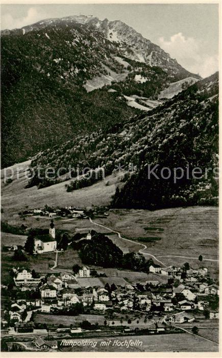 Ruhpolding Bayern mit Hochfelln