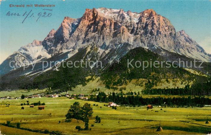 Ehrwald Tirol AT mit Wetterstein