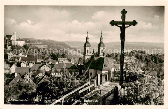 Goessweinstein Blick vom Kreuzberg