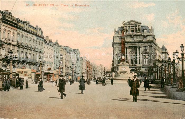 Bruxelles Bruessel Place de Brouchere Feldpost