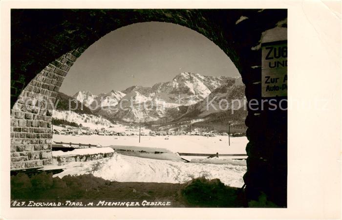 Ehrwald Tirol AT mit Mieminger Gebirge