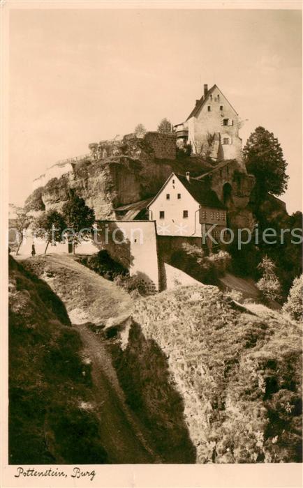 Pottenstein Boehmen Burg