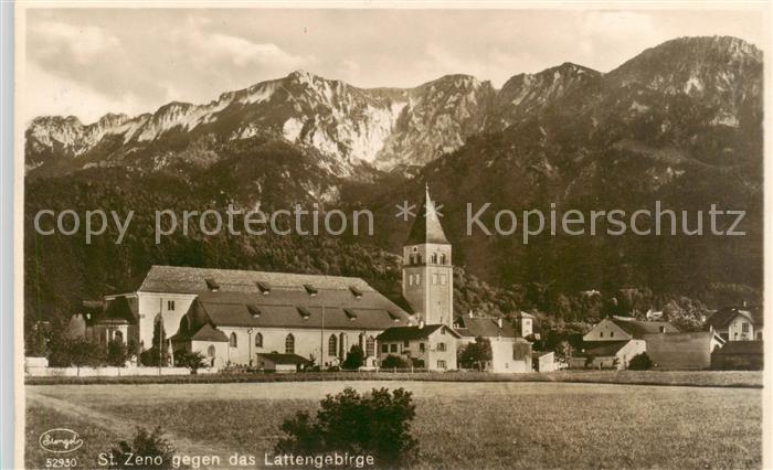 St Zeno Bad Reichenhall mit Kirche und Lattengebirge