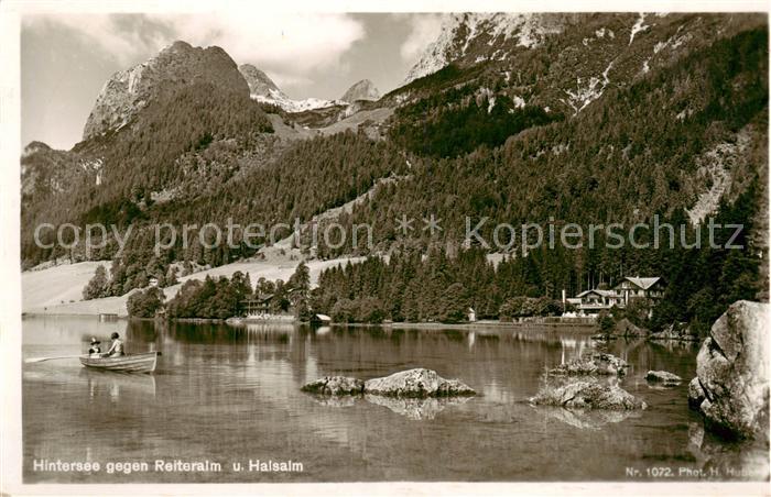 Hintersee Berchtesgaden mit Reiteralm und Halsalm