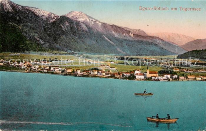 Rottach-Egern am Tegernsee aus der Vogelperspektive