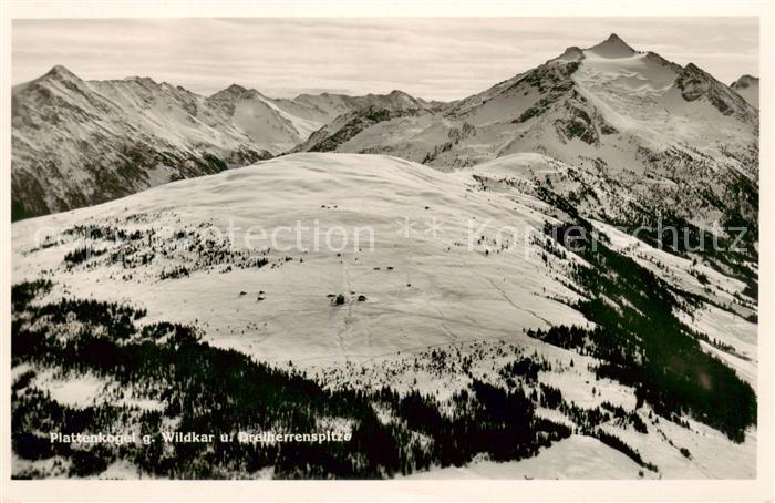 Plattenkogel Krimml AT Wildkar und Breitherrenspitze