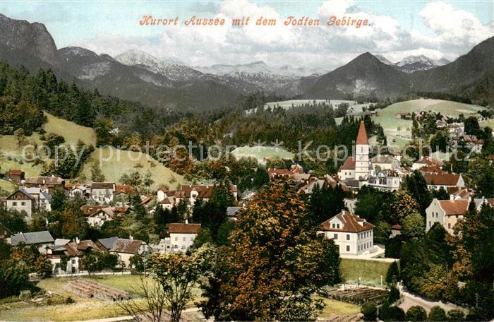 Aussee Bad Steiermark AT mit dem Jodfen Gebirge