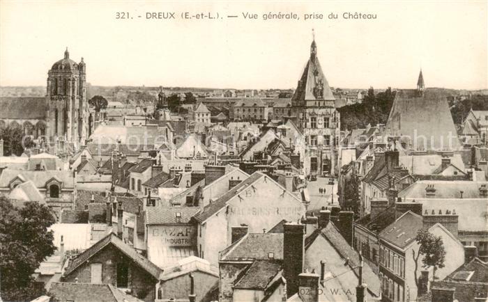 Dreux 28 Vue generale prise du Chateau