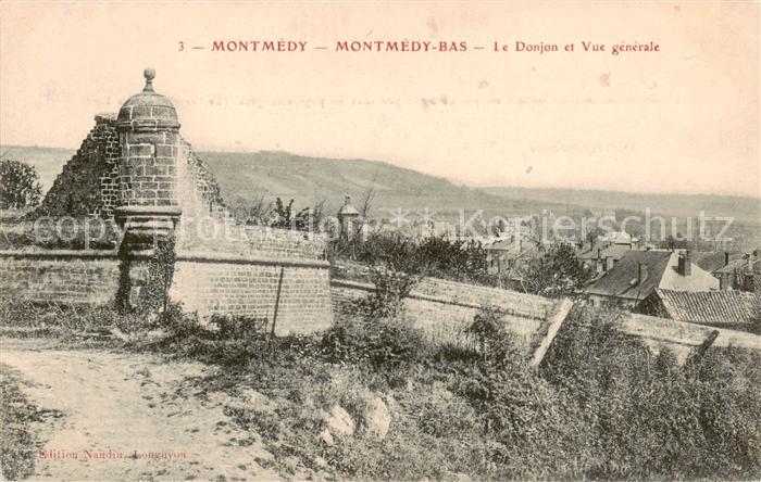 Montmedy 55 Le Donjon et Vue generale Feldpost