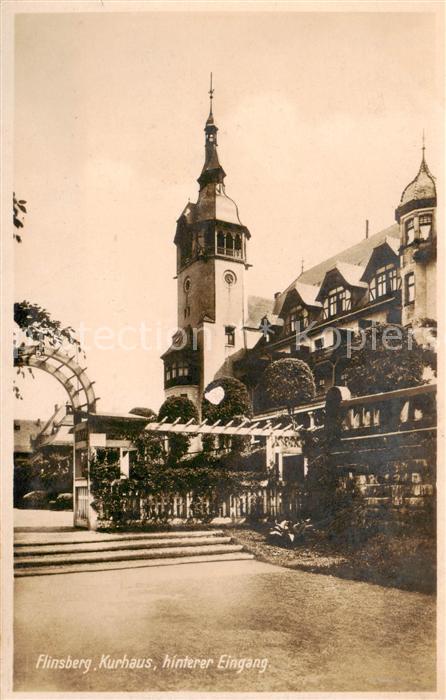 Flinsberg Swieradow Zdroj Bad PL Kurhaus hinterer Eingang