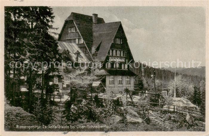 Schreiberhau Szklarska Poreba Riesengebirge PL Zackelfallbaude