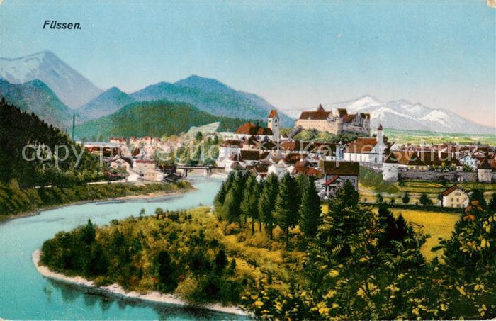 Fuessen Allgaeu Panorama