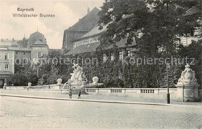 BAYREUTH Bayern Wittelsbacher Brunnen