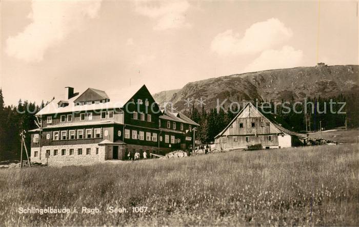 Schlingelbaude Karpacz PL Bergbaude im Riesengebirge