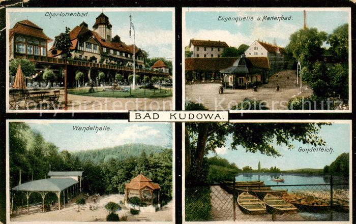 Bad Kudowa Kudowa-Zdroj Niederschlesien PL Charlottenbad Eugenquelle Marienbad W