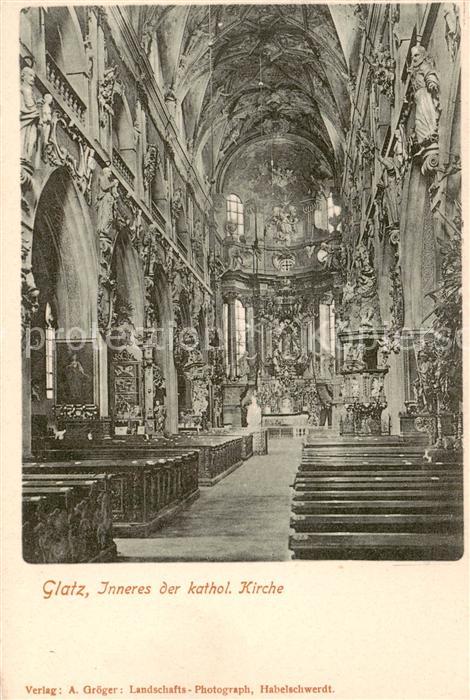 Glatz Klodzko Niederschlesien Kath Kirche Inneres