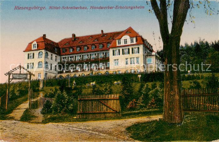 Schreiberhau Szklarska Poreba Riesengebirge PL Handwerker Erholungsheim