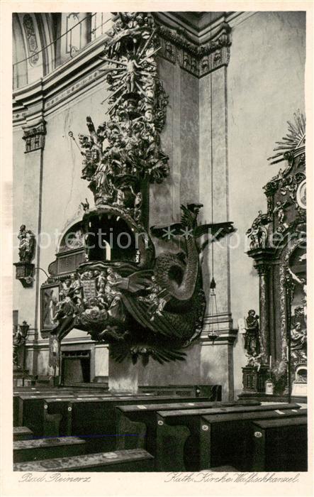 Bad Reinerz Duszniki-Zdrój PL Kath Kirche Walfischkanzel