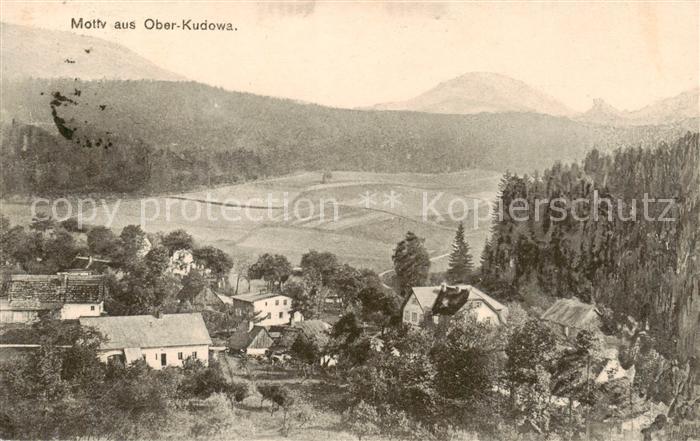 Kudowa-Zdroj Bad Kudowa Niederschlesien Motiv aus Ober Kudowa
