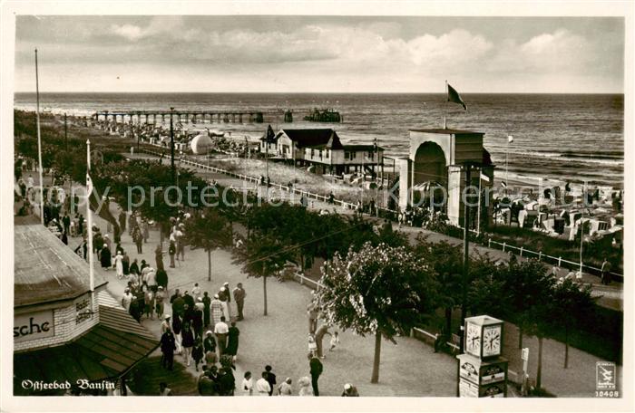 Bansin Ostseebad Strand Promenade