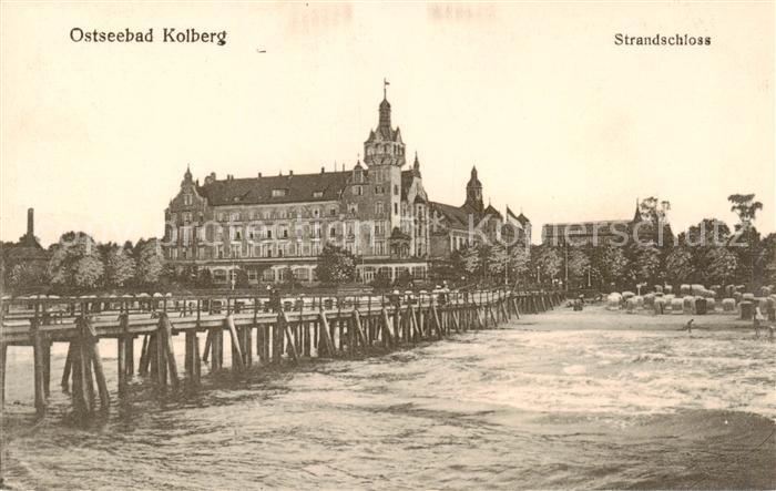 Kolberg  Ostseebad Kolobrzeg PL Strandschloss