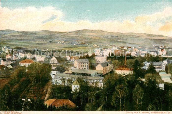Bad Kudowa Kudowa-Zdroj Niederschlesien PL Panorama