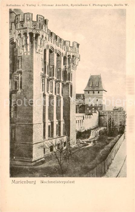 Marienburg  Westpreussen Malbork Hochmeisterpalast