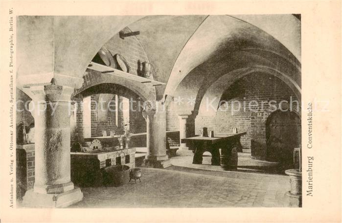 Marienburg  Westpreussen Malbork Conventskueche