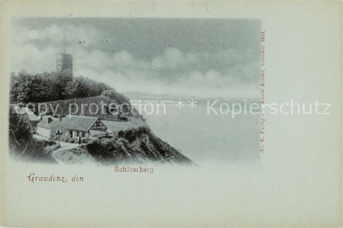 Graudenz Grudziadz Westpreussen PL Schlossberg