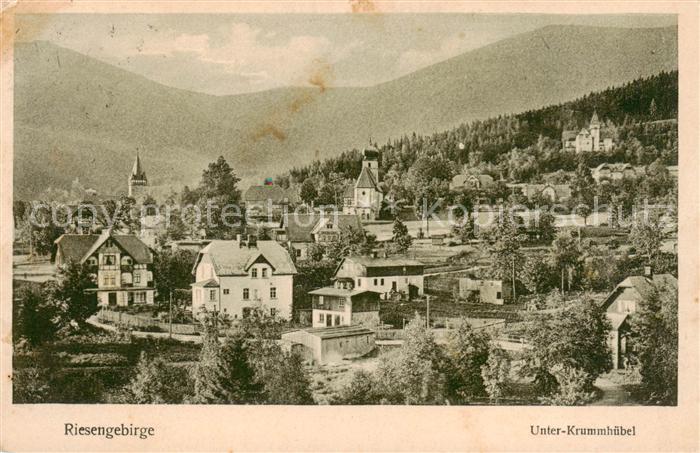 Unter-Krummhuebel Karpacz Riesengebirge PL Panorama