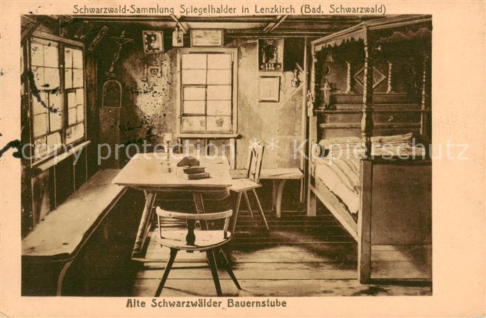 Lenzkirch Hochschwarzwald BW Alte Schwarzwaelder Bauernstube