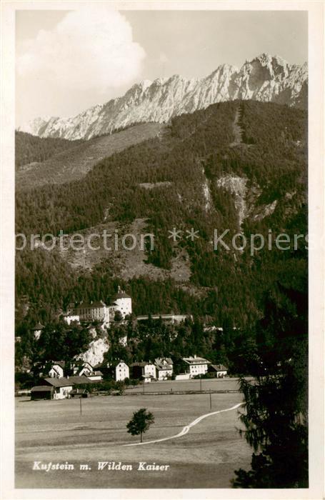 Kufstein Tirol AT mit Wildem Kaiser