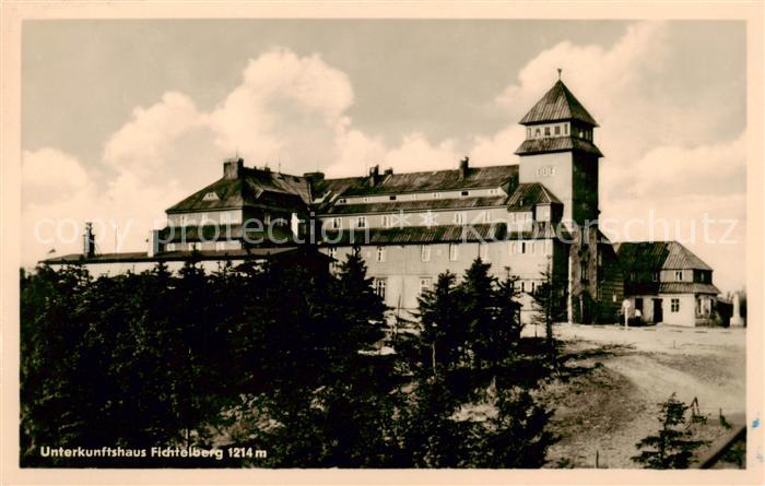 Fichtelberg Oberwiesenthal Erzgebirge Unterkunftshaus Fichtelberg