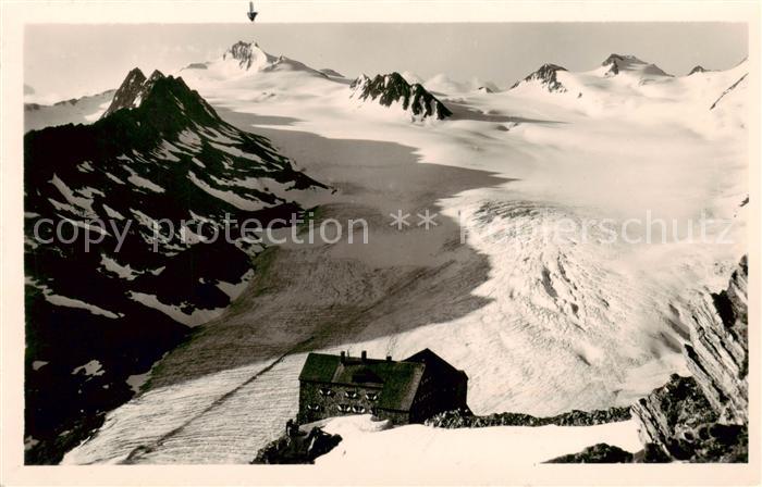 Hochwilde 3480m Gurgl Soelden oetztal Tirol AT Ramolhaus mit dem grossen Gurgler