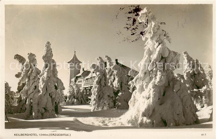 Oberwiesenthal Erzgebirge Keilberghotel im Winter
