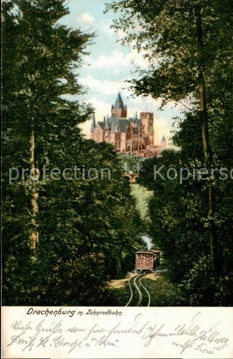 Drachenburg mit Zahnradbahn