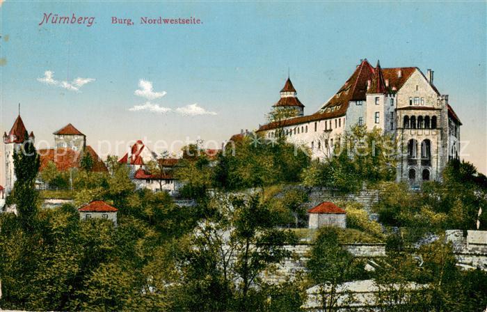 NueRNBERG  CITY Burg Nordwestseite