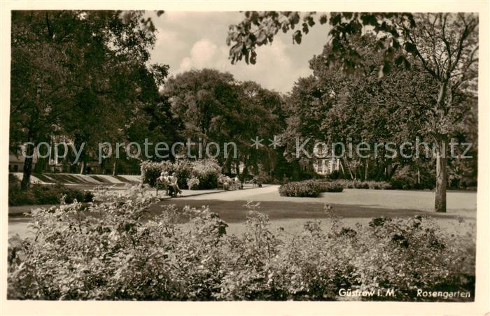 Guestrow Mecklenburg Vorpommern Rosengarten