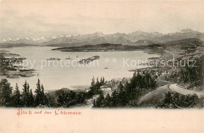 Chiemsee Bayern Panorama