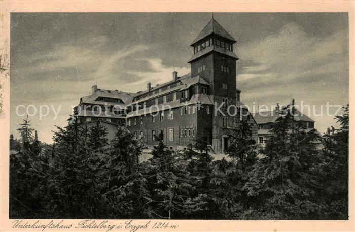 Fichtelberg Oberwiesenthal Erzgebirge Unterkunftshaus