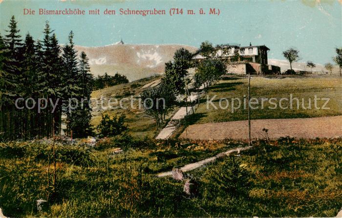 Schneegrubenbaude Riesengebirge PL Bismarckhoehe