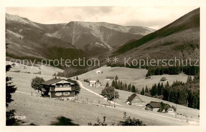 St Peter Riesengebirge Svaty Petr CZ Panorama