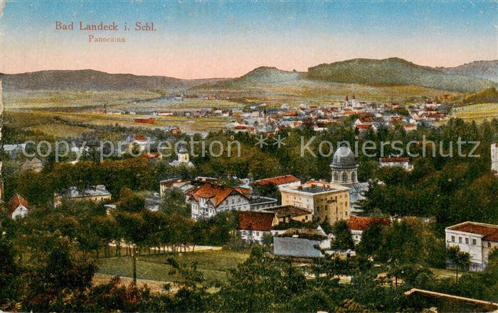 Bad Landeck Schlesien PL Panorama