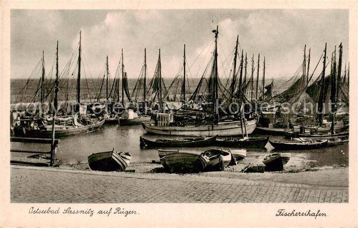Sassnitz Ostseebad Ruegen Fischereihafen
